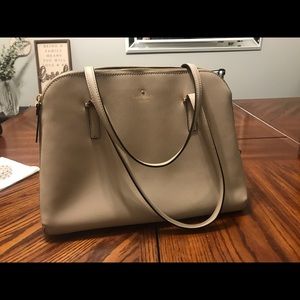 Nude Kate Spade shoulder bag